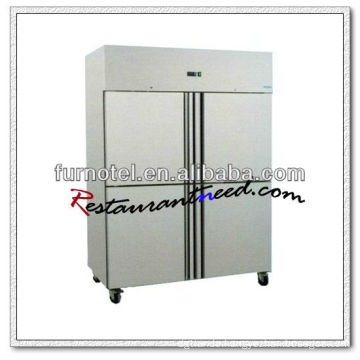 R204 4 Doors Luxury Fancooling Reach-in Kitchen Refrigerator/Freezer